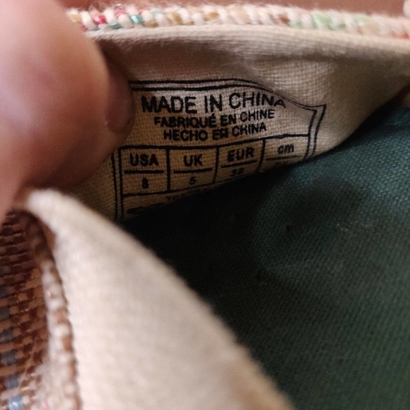 Roxy Women's Shoes Flats Size 8 Multicolor Stripe. - Picture 8 of 8